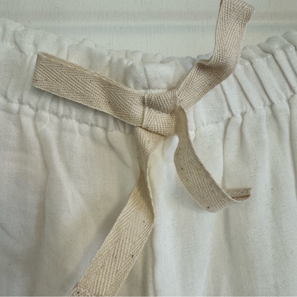 NWOT 100% cotton gauze sleepwear bottoms L/XL large extra large white breathable - Picture 6 of 13